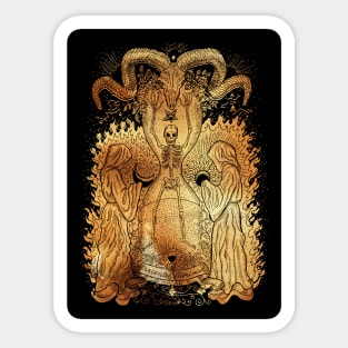 Nascentes Morimur. Born To Die (Version 3). Mystic and Occult Design. Sticker